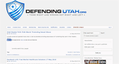 Desktop Screenshot of defendingutah.org
